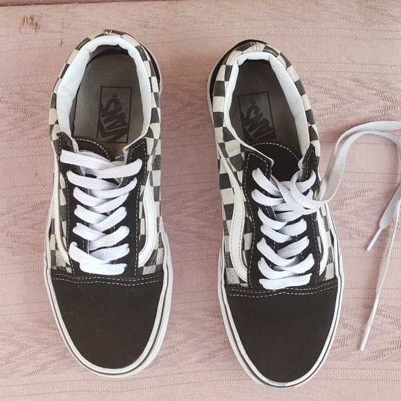 vans old skool chequered